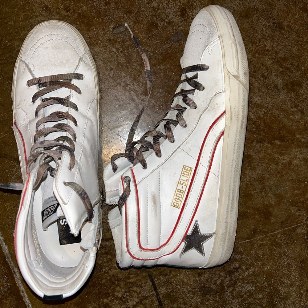Golden Goose Men's White High-Top Sneakers - Picture 5 of 7
